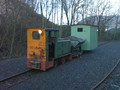Bahnhof Haseschacht Bauzug am Piesberg 